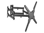 Equip 650328 Soporte de Pared para TV de Esquina, para Pantallas de 23"-55" (58-139 cm), VESA 200x100 a 400x400, Hasta 45 kg, Inclinación Ajustable, Color Negro