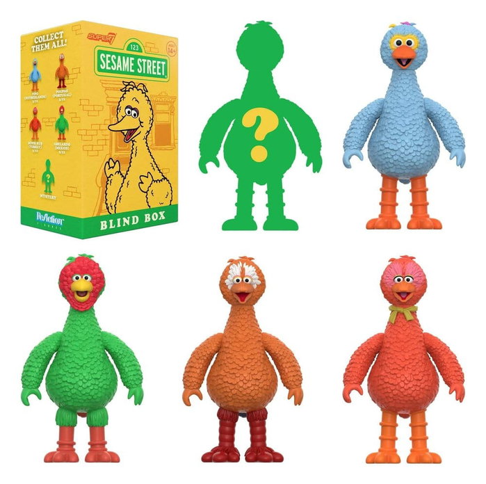Super7 Sesame Street (Big Birds from Around the World) Figura Blind Box Wave 5 Display (12) Super7 Sesame Street (Big Birds from Around the World) Figura Blind Box Wave 5 Display (12)