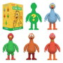 Super7 Sesame Street (Big Birds from Around the World) Figura Blind Box Wave 5 Display (12)