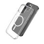 eSTUFF BERLIN Funda Híbrida Magnética MagSafe para iPhone 13 Pro Max - Transparente