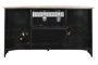 DKD Home Decor Mueble Bar Negro Marron 157 x 52 x 90 cm