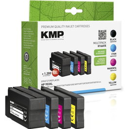 KMP Multipack de cartuchos de tinta compatible con HP 953XL XL