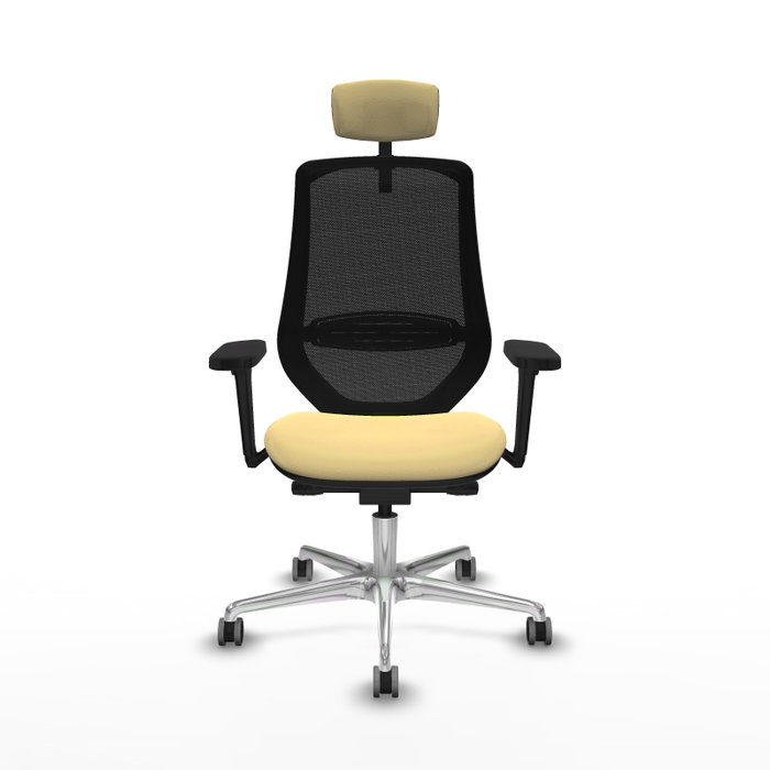 PIQUERAS Y CRESPO Silla de oficina Mardos con mecanismo Sincro/Traslack Crema y Negro PIQUERAS Y CRESPO Silla de oficina Mardos con mecanismo Sincro/Traslack Crema y Negro