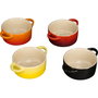 Le Creuset Set de 4 mini cocottes de gres multicolor