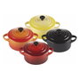 Le Creuset Set de 4 mini cocottes de gres multicolor