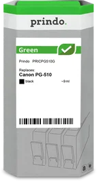 Prindo Green Cartucho de tinta negro compatible con Canon PG-510