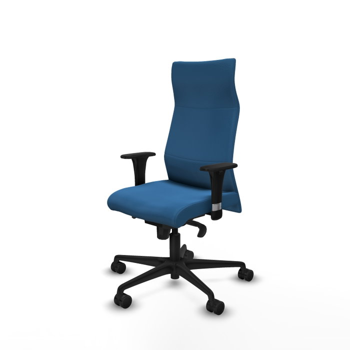 PIQUERAS Y CRESPO Sillón Albacete con Mecanismo Sincro Azul Claro