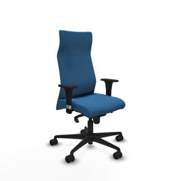 PIQUERAS Y CRESPO Sillón Albacete con Mecanismo Sincro Azul Claro