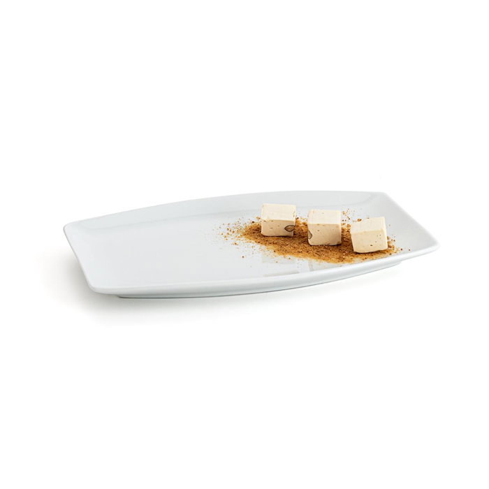 Fuente Rectangular Porcelana Gastro Quid 25.2x16x2 cm (24 Unidades)