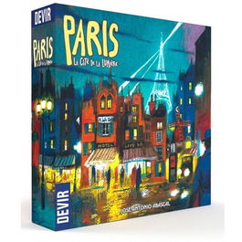 Devir - Juego de Mesa París: La Cité de la Lumière - Juego Estratégico de Colocación de Losetas, Ambientado en París 1889, para 2 Jugadores, 30 Minutos, Edición en Español