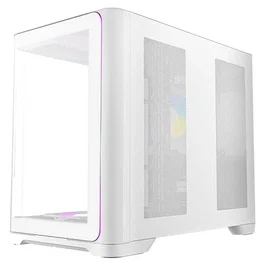 Antec 0-761345-10226-1 Carcasa Midi Tower ATX Blanco C5 Curve ARGB, con 3 Ventiladores 120mm, Panel de Vidrio Templado, Soporte para ITX/microATX