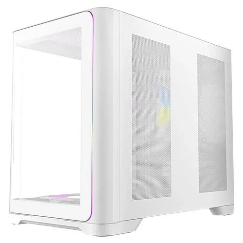 Antec 0-761345-10226-1 Carcasa Midi Tower ATX Blanco C5 Curve ARGB, con 3 Ventiladores 120mm, Panel de Vidrio Templado, Soporte para ITX/microATX