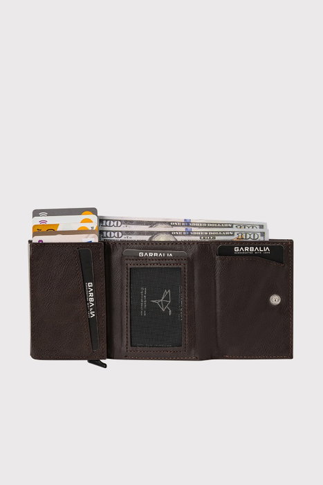 Zoozie Bags Cartera Hombre Marrón Piel PU Elegante Sofisticada Práctica