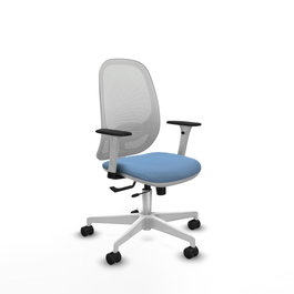 PIQUERAS Y CRESPO Silla de oficina Cilanco con mecanismo Sincro/Traslack Azul cielo