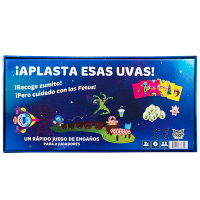 Angry Cyclops Zumo de Fetos Juego de Mesa para 2 Jugadores - Partidas de 5 Minutos, Mecánicas de Engaño y Estrategia, Humor Negro, Referencia ACZDF01ES, Edición en Español