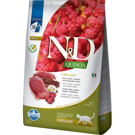 Farmina N&D Cat Quinoa Urinary Pato 5kg Farmina N&D Cat Quinoa Urinary Pato 5kg