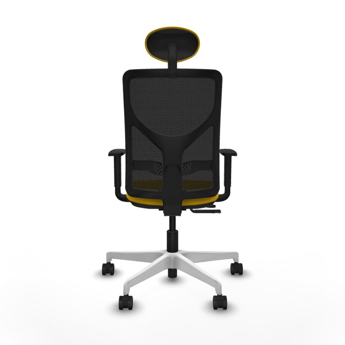 PIQUERAS Y CRESPO Silla de oficina Motilla con mecanismo Sincro/Traslack, Amarillo y Negro PIQUERAS Y CRESPO Silla de oficina Motilla con mecanismo Sincro/Traslack, Amarillo y Negro