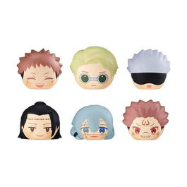 Megahouse Pack 6 Figuras Antiestres Jujutsu Kaisen Calidad ABS PS 7.5 cm Suave Esponjoso
