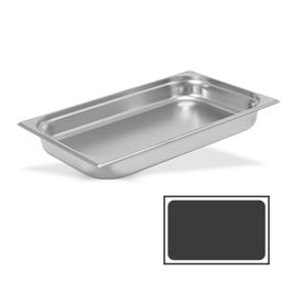 Vollrath Pujadas Cubeta GN 1/1 Inox Acero Inoxidable 18/10, 53 x 32.5 x 6.5 cm (Alto), Capacidad 8.3 Litros, Compatible Inducción