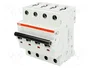 ABB Interruptor magnetotérmico S200 4 polos 25A 6kA