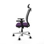 PIQUERAS Y CRESPO Silla de oficina Haches con mecanismo Sincro/Traslack Morado/Gris