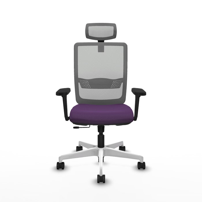 PIQUERAS Y CRESPO Silla de oficina Haches con mecanismo Sincro/Traslack Morado/Gris PIQUERAS Y CRESPO Silla de oficina Haches con mecanismo Sincro/Traslack Morado/Gris