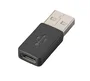 HP Poly Adaptador USB-A a USB-C Negro