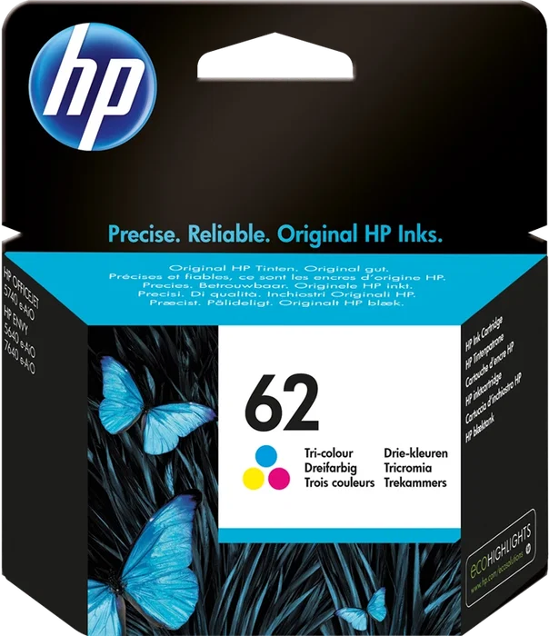 HP Cartucho de Tinta 62 Tri-Color
