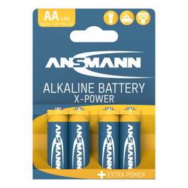 Ansmann X-Power Alkaline Mignon AA LR 6 Pack de 4 unidades