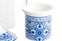 Mug Infusiones Mediterraneo DKD Home Decor Azul cm (2 Unidades)