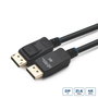 MicroConnect Cable DisplayPort 1.2, 1.8m para conectar monitores, laptops y proyectores con interfaz DisplayPort.