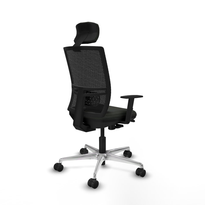 PIQUERAS Y CRESPO Silla de oficina Yunquera con mecanismo Sincro/Traslack Negra PIQUERAS Y CRESPO Silla de oficina Yunquera con mecanismo Sincro/Traslack Negra