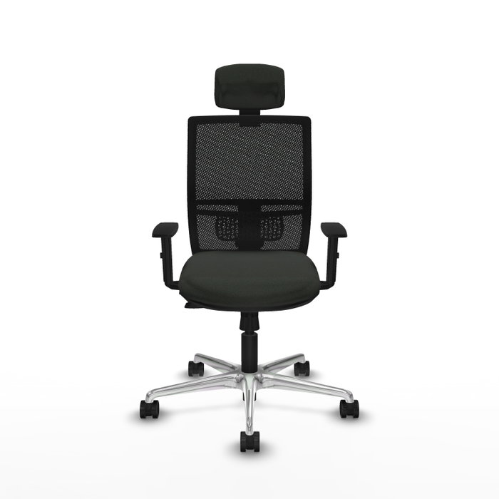 PIQUERAS Y CRESPO Silla de oficina Yunquera con mecanismo Sincro/Traslack Negra PIQUERAS Y CRESPO Silla de oficina Yunquera con mecanismo Sincro/Traslack Negra
