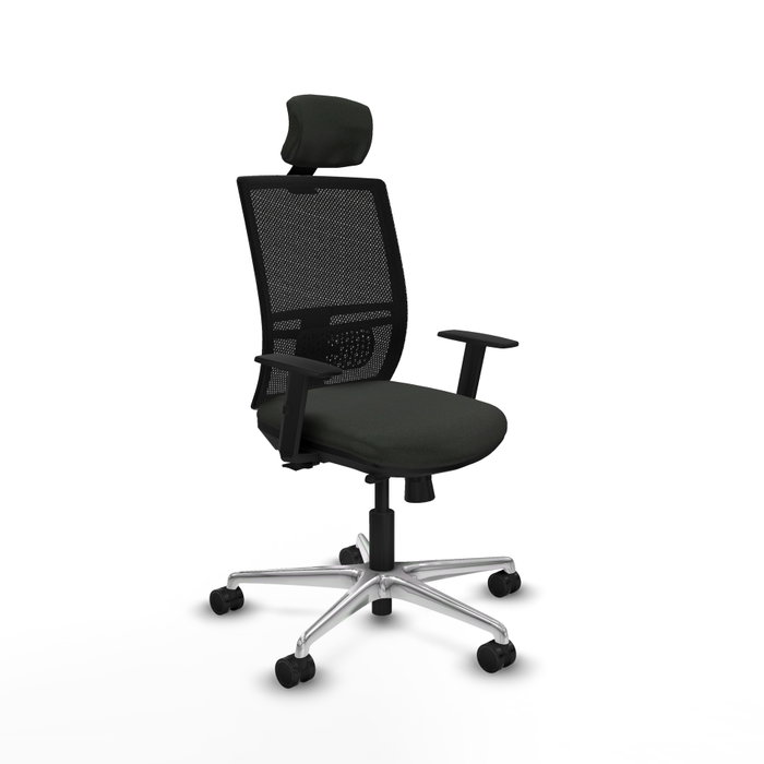 PIQUERAS Y CRESPO Silla de oficina Yunquera con mecanismo Sincro/Traslack Negra PIQUERAS Y CRESPO Silla de oficina Yunquera con mecanismo Sincro/Traslack Negra