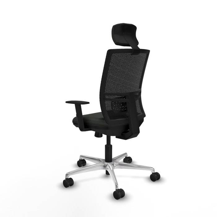 PIQUERAS Y CRESPO Silla de oficina Yunquera con mecanismo Sincro/Traslack Negra PIQUERAS Y CRESPO Silla de oficina Yunquera con mecanismo Sincro/Traslack Negra