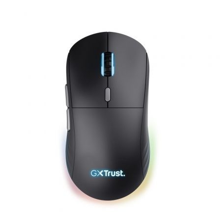 Trust Gaming 25126 Ratón Gaming Inalámbrico GXT 926 Redex II, Batería Recargable, 10000 DPI, RGB, Latencia Ultrabaja, Switches Kailh
