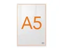 Nobo Portapóster de Sobremesa Acrílico Transparente DIN A5 (2 Unidades)