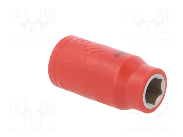 WIHA Vaso de 6 ángulos aislado HEX 10mm 3/8 de 45mm WIHA Vaso de 6 ángulos aislado HEX 10mm 3/8 de 45mm