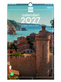 FINOCAM Calendario de pared 2027 Pobles Bellos 250x400 mm