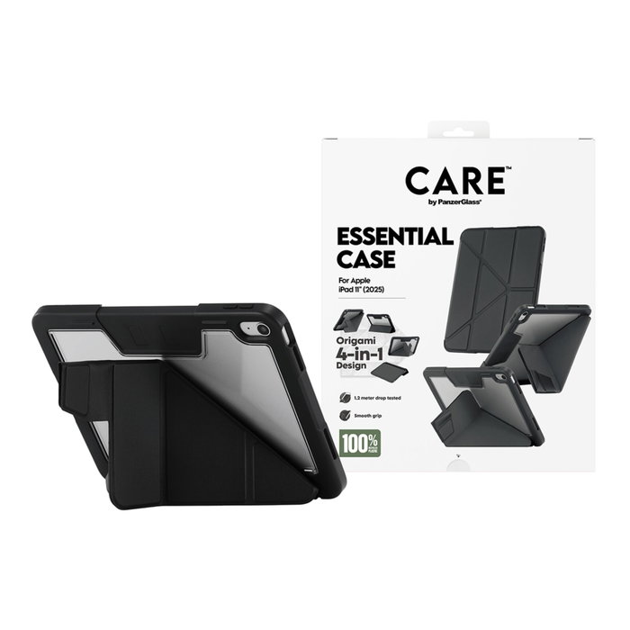 Care TPU Essential Case para iPad 11 (2025) - Black