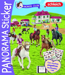 BOOK'N'APP, SCHLEICH HORSE CLUB (PANORAMA) - PANORAMA STICKER