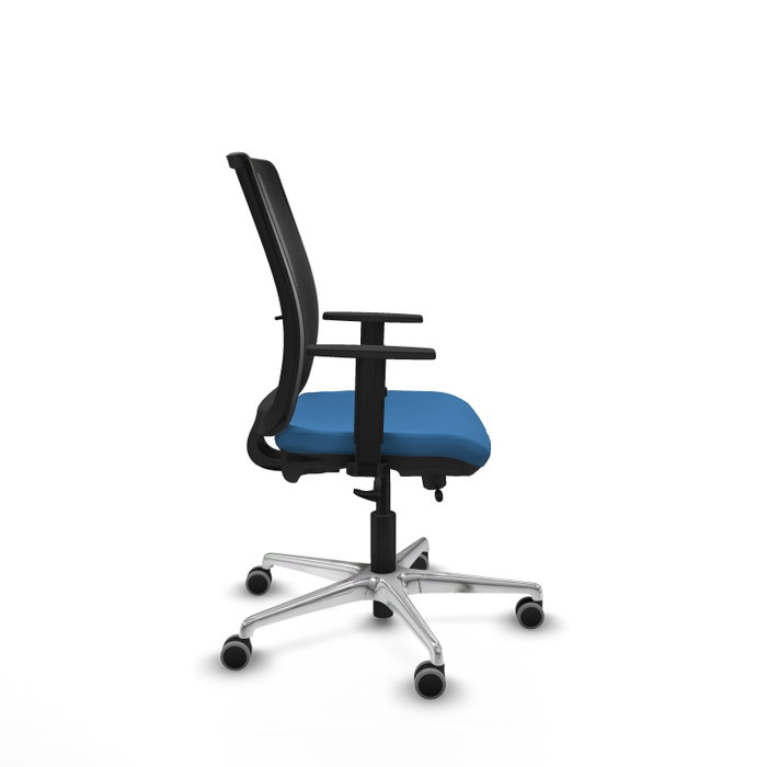 PIQUERAS Y CRESPO Silla de oficina Haches Azul claro y Negro