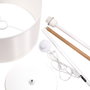 Lámpara de Suelo Puducherry [SKD-F1006] - Lámpara de Pie con Diseño Moderno para Salón, Dormitorio o Comedor - Apto para Bombilla LED E27