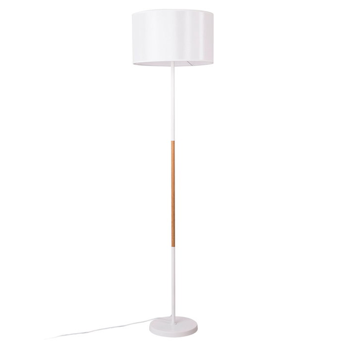 Lámpara de Suelo Puducherry [SKD-F1006] - Lámpara de Pie con Diseño Moderno para Salón, Dormitorio o Comedor - Apto para Bombilla LED E27