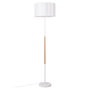 Lámpara de Suelo Puducherry [SKD-F1006] - Lámpara de Pie con Diseño Moderno para Salón, Dormitorio o Comedor - Apto para Bombilla LED E27