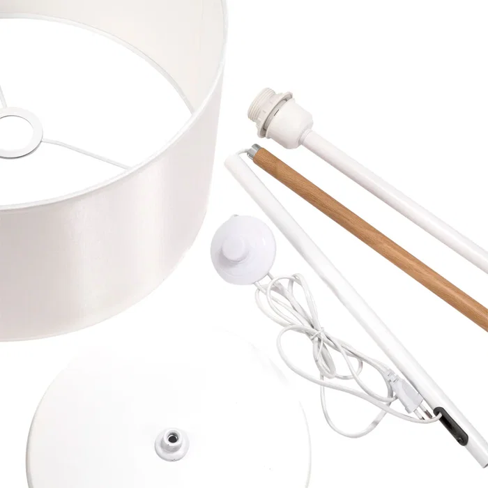 Garden Lámpara de Suelo Puducherry, Diseño Elegante y Moderno para Salón o Dormitorio con Casquillo E27 [SKD-F1006]