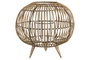 DKD Home Decor Portavelas de Ratán y Metal Natural