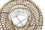 DKD Home Decor Portavelas de Ratán y Metal Natural