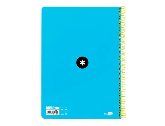 Antartik Cuaderno Espiral A4 Tapa Dura 80 Hojas 90gr Cuadro 4mm con Margen Azul Antartik Cuaderno Espiral A4 Tapa Dura 80 Hojas 90gr Cuadro 4mm con Margen Azul