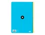 Antartik Cuaderno Espiral A4 Tapa Dura 80 Hojas 90gr Cuadro 4mm con Margen Azul